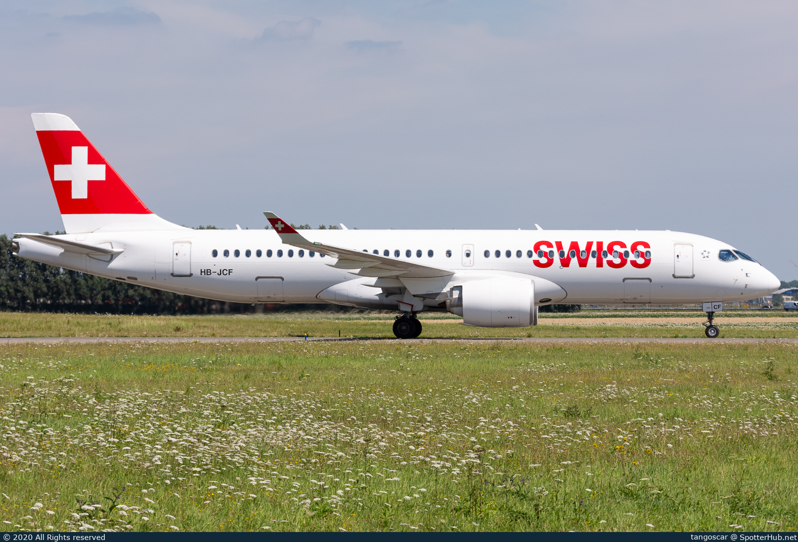 Photo of HB-JCF - Airbus A220-300 operated by Swiss International Air Lines