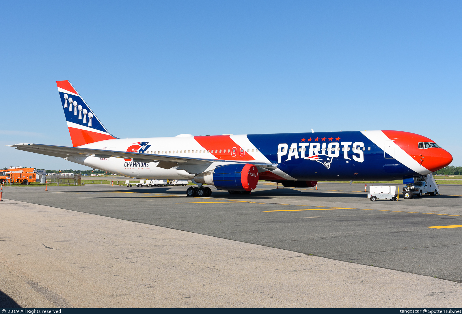 Photo of N36NE - Boeing 767-323(ER) at Rhode Island T. F. Green International
