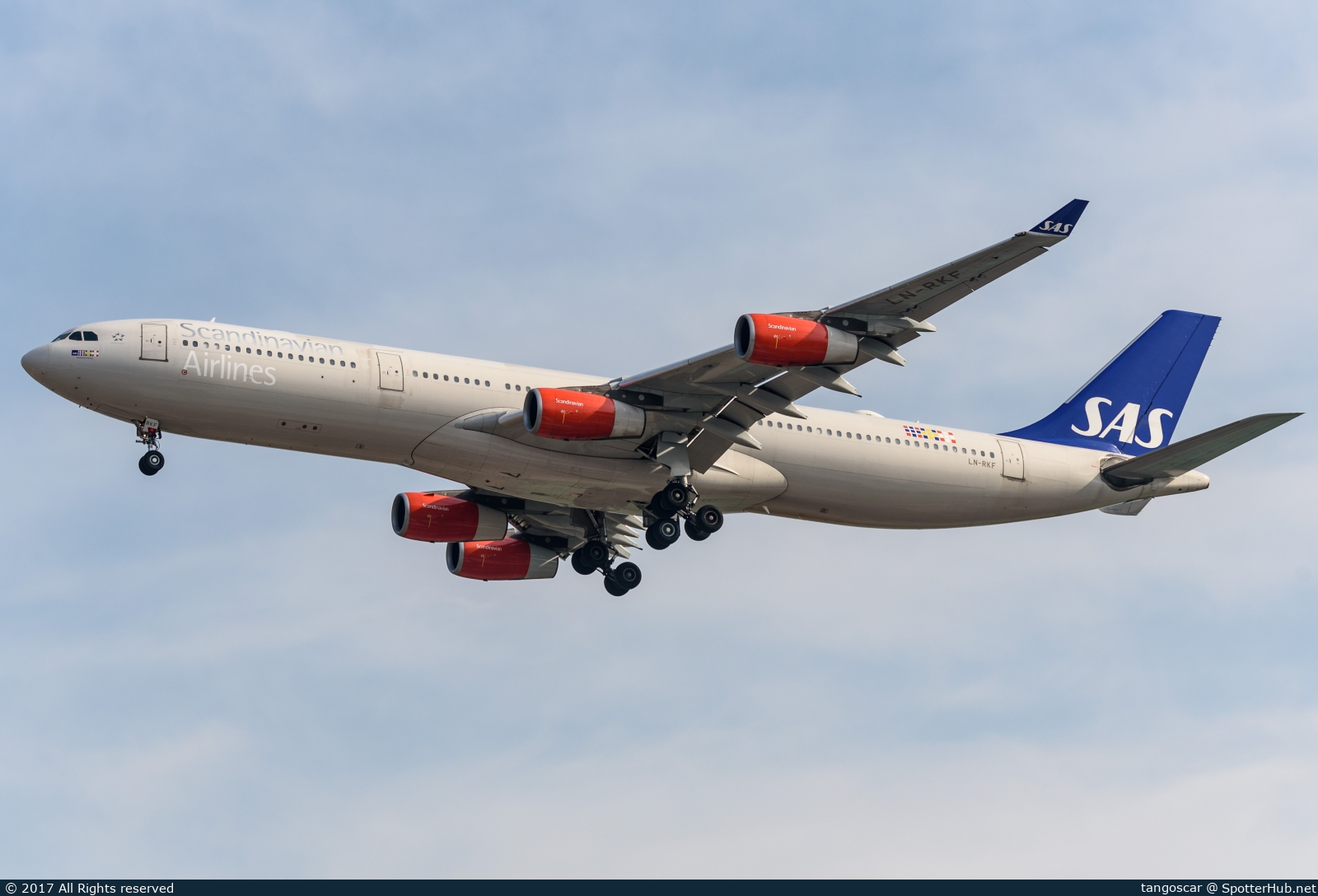 Photo of LN-RKF - Airbus A340-313 operated by SAS Scandinavian Airlines