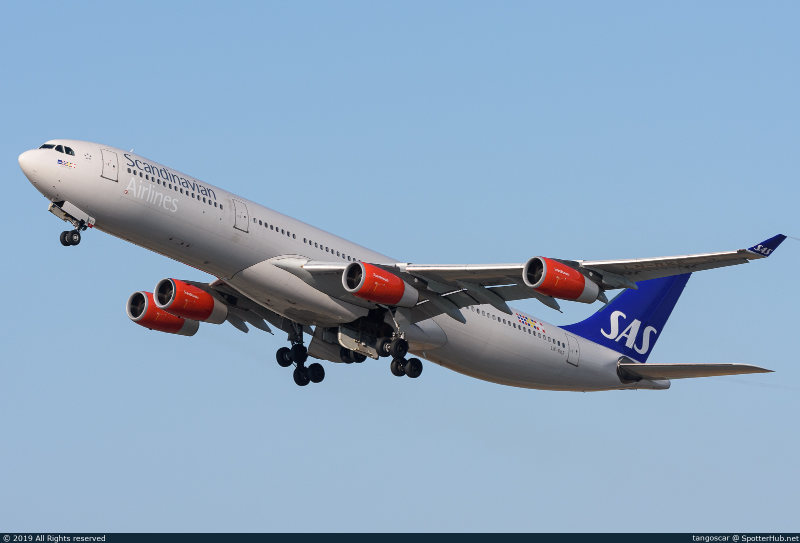 Photo of LN-RKF - Airbus A340-313 operated by SAS Scandinavian Airlines