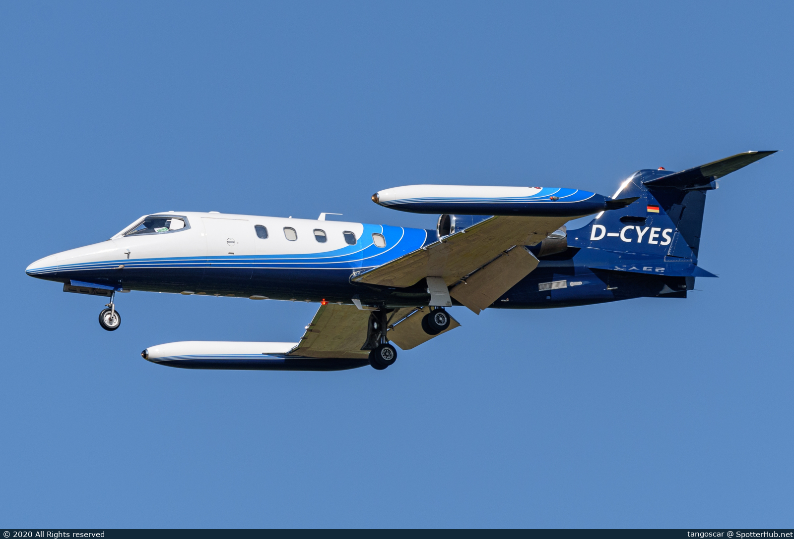 Photo of D-CYES - Bombardier Learjet 35A operated by Unicair
