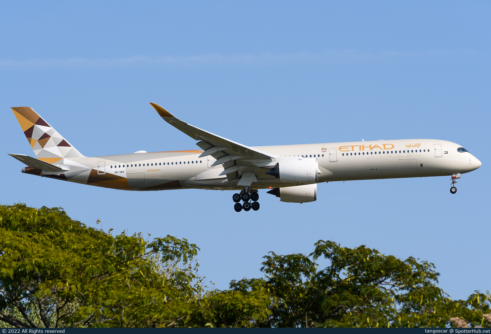 Photo of A6-XWA - Airbus A350-1041 operated by Etihad Airways