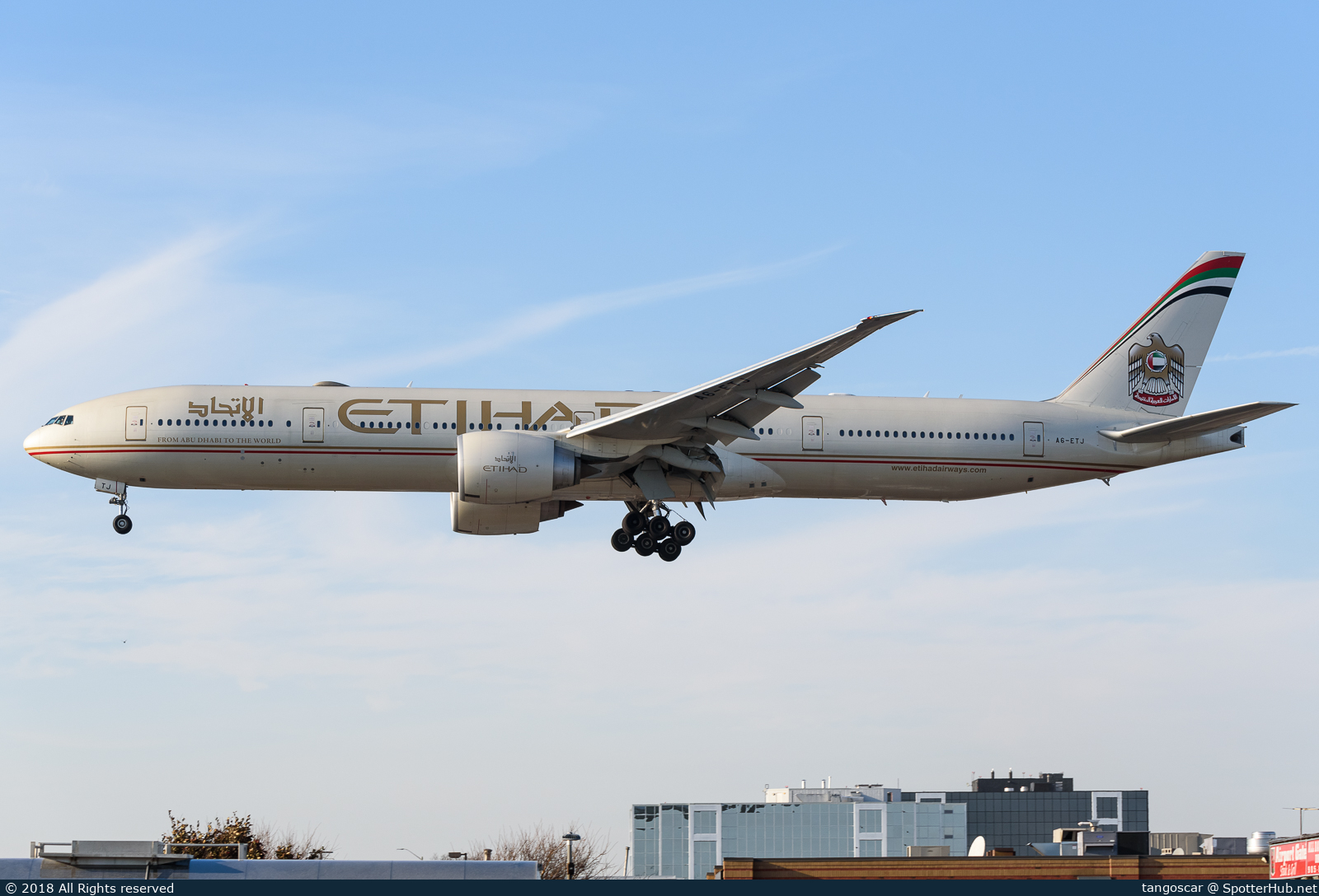 Photo of A6-ETJ - Boeing 777-3FX(ER) operated by Etihad Airways