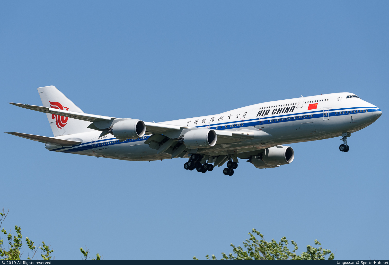 Photo of B-2482 - Boeing 747-89L operated by Air China