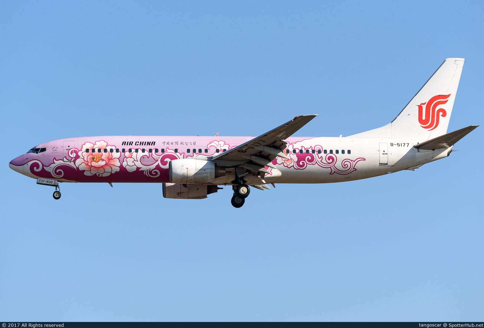 Photo of B-5177 - Boeing 737-86N operated by Air China