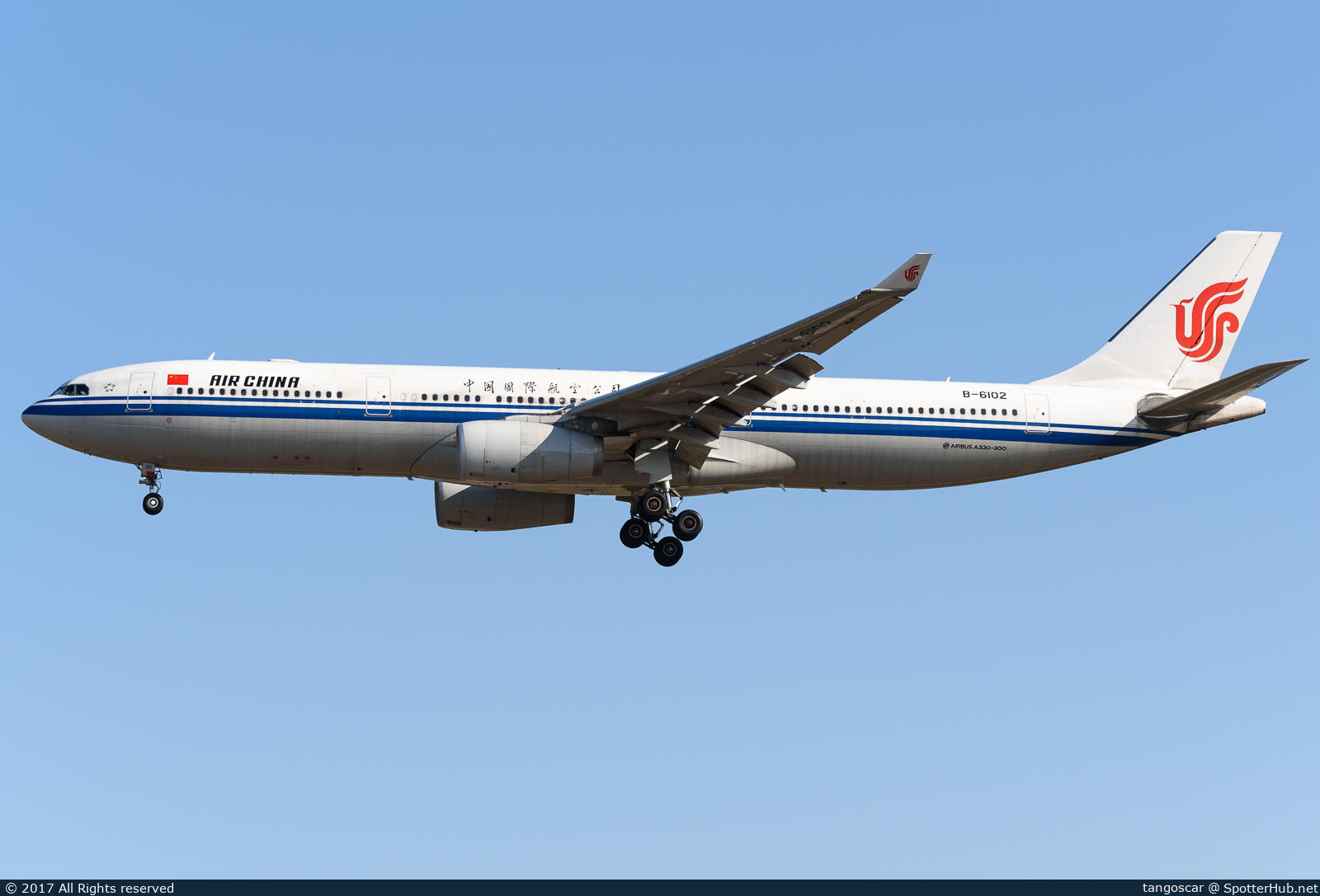 Photo of B-6102 - Airbus A330-343 operated by Air China