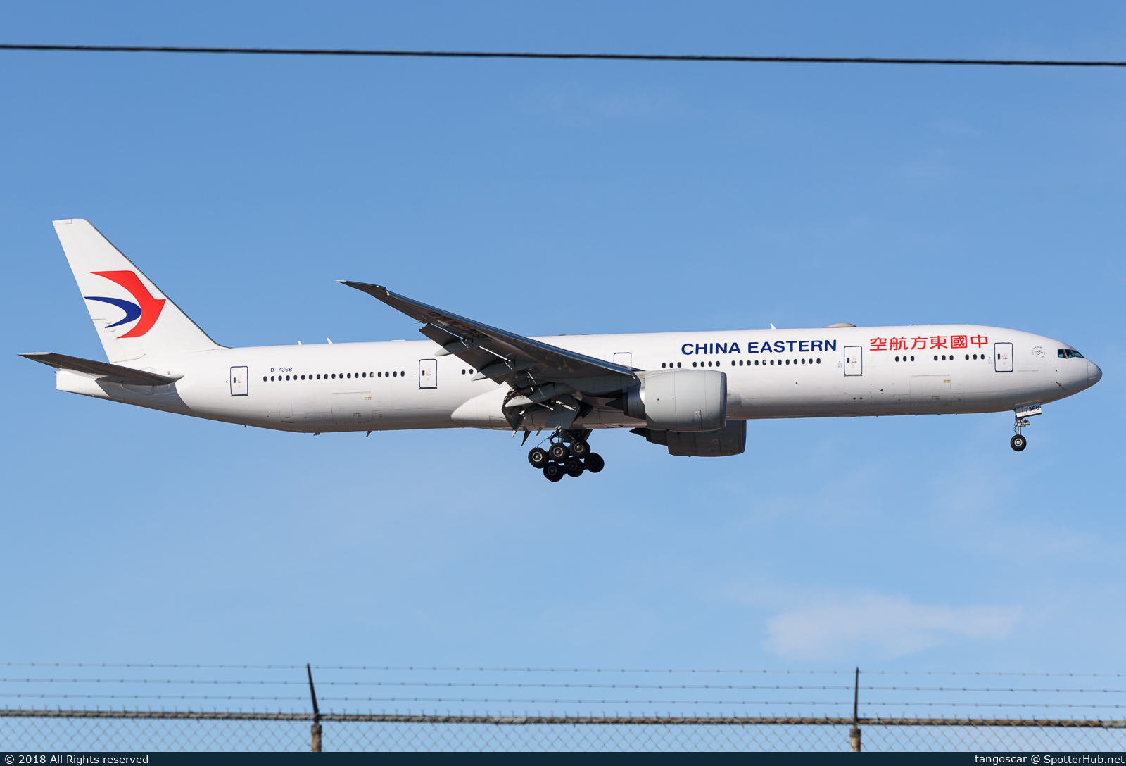 Photo of B-7368 - Boeing 777-39P(ER) operated by China Eastern Airlines