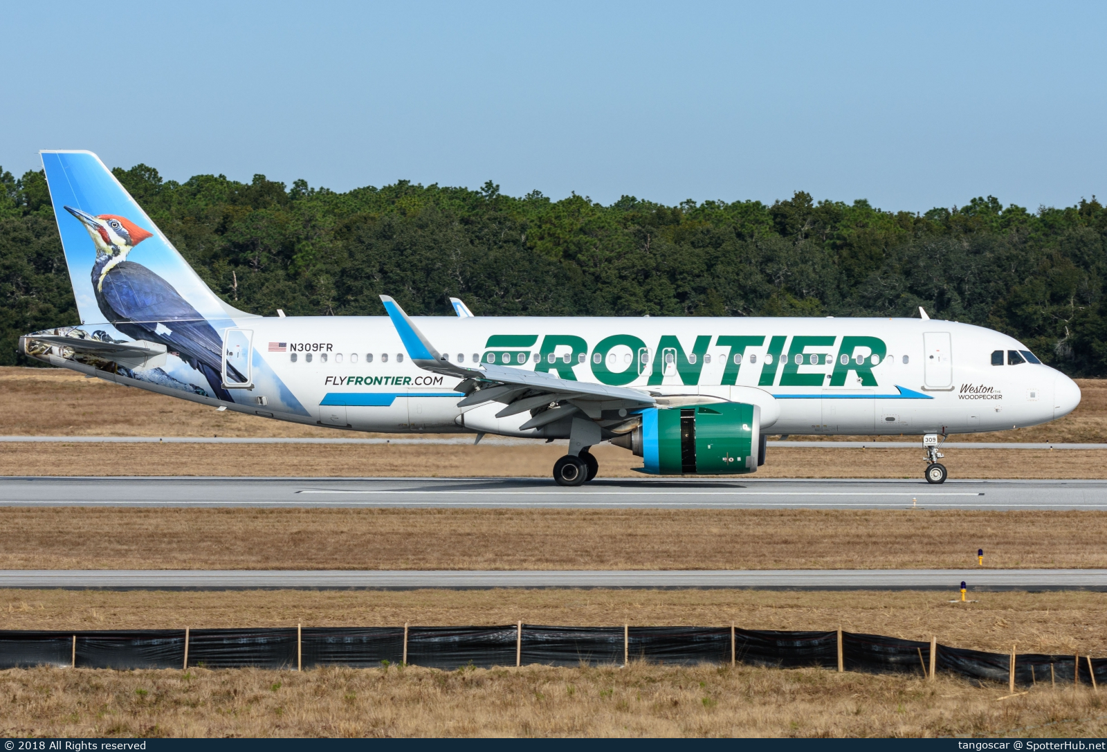 Photo of N309FR - Airbus A320-251N at International