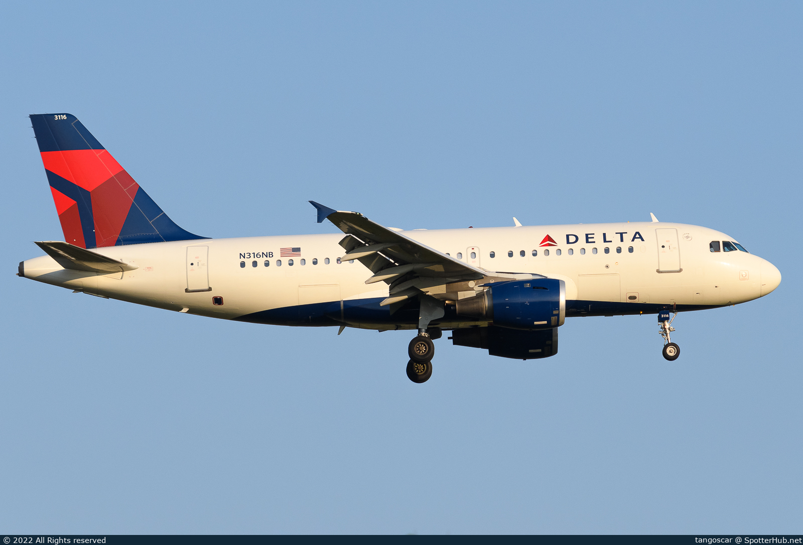 Photo of N316NB - Airbus A319-114 operated by Delta Air Lines