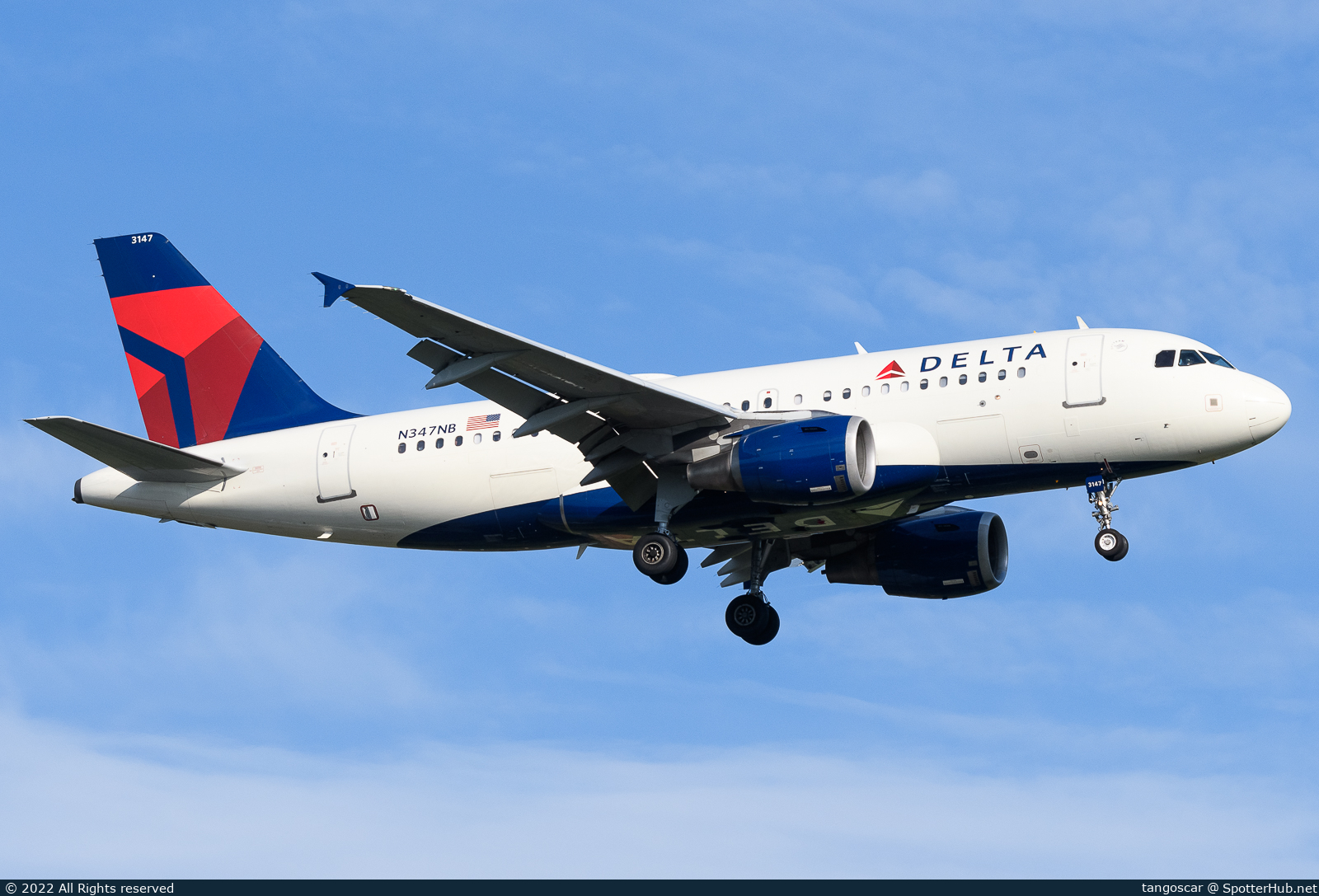 Photo of N347NB - Airbus A319-114 operated by Delta Air Lines