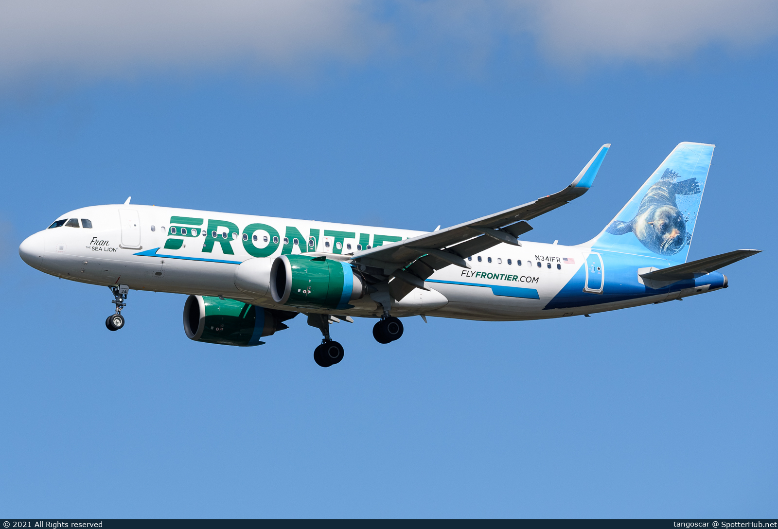 Photo of N341FR - Airbus A320-251N operated by Frontier Airlines