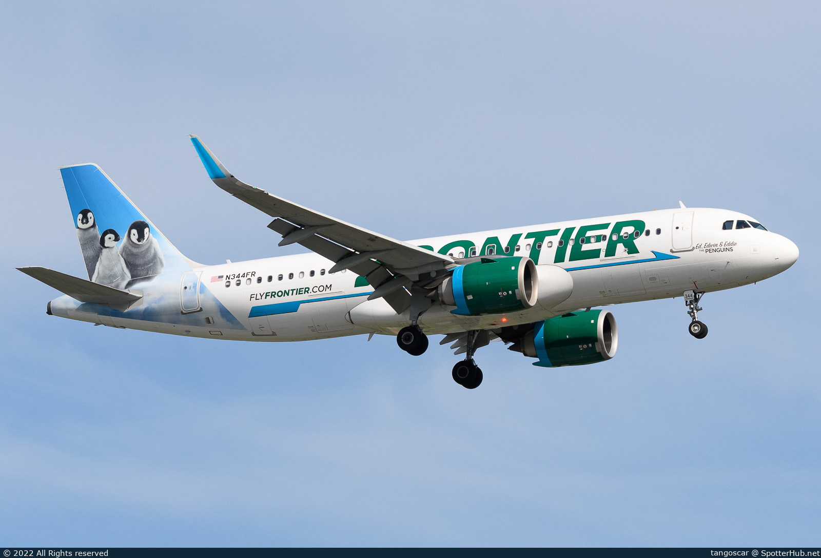 Photo of N344FR - Airbus A320-251N operated by Frontier Airlines