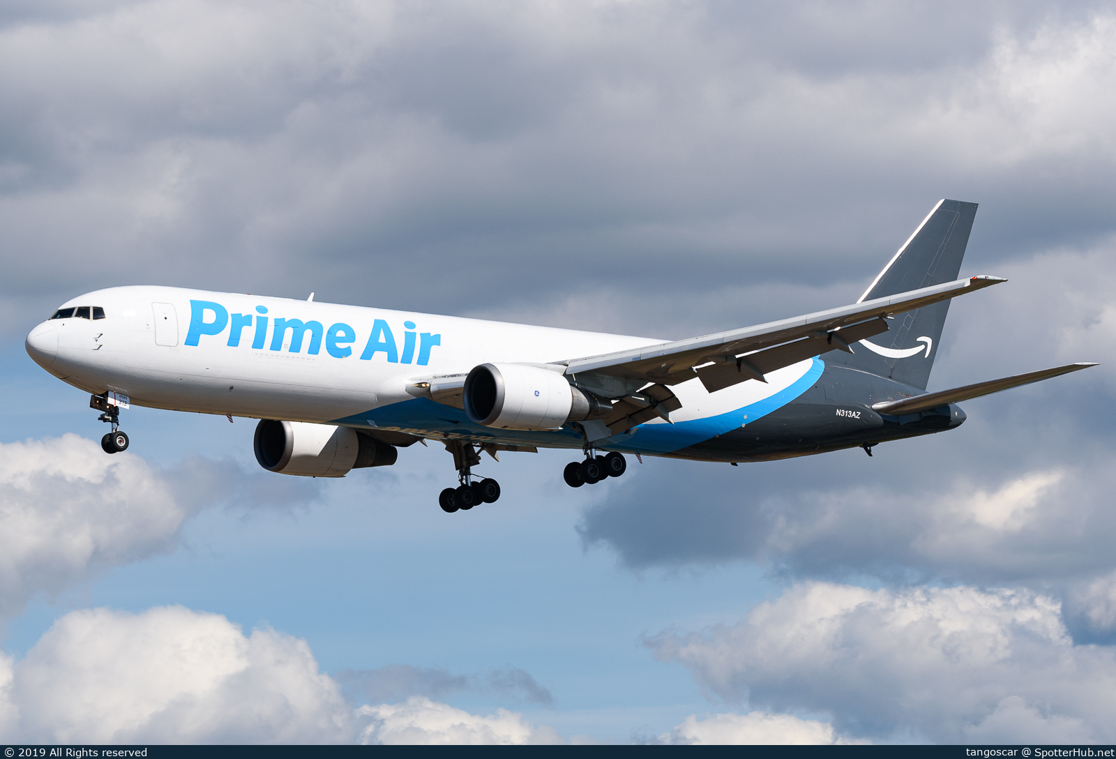 Photo of N313AZ - Boeing 767-338(ER)(BDSF) operated by Amazon Prime Air (opb Air Transport International)