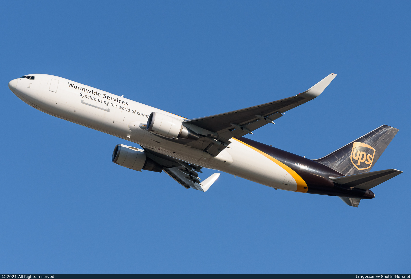 Photo of N345UP - Boeing 767-34AF operated by UPS United Parcel Service
