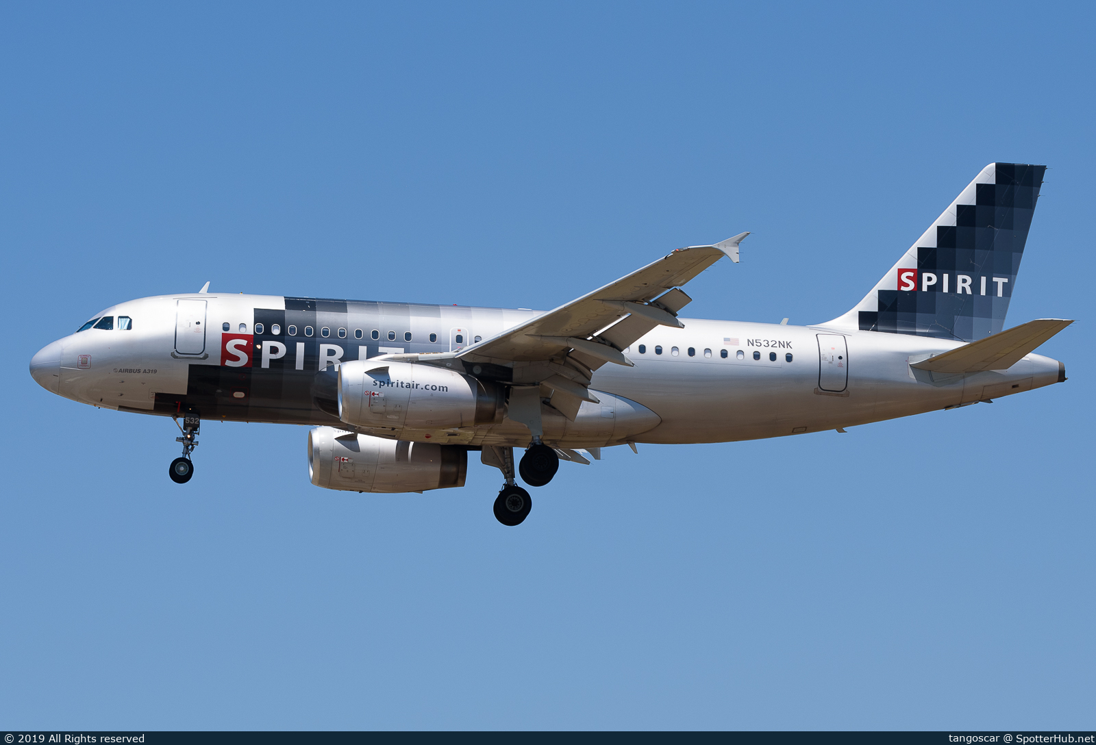 Photo of N532NK - Airbus A319-132 operated by Spirit Airlines