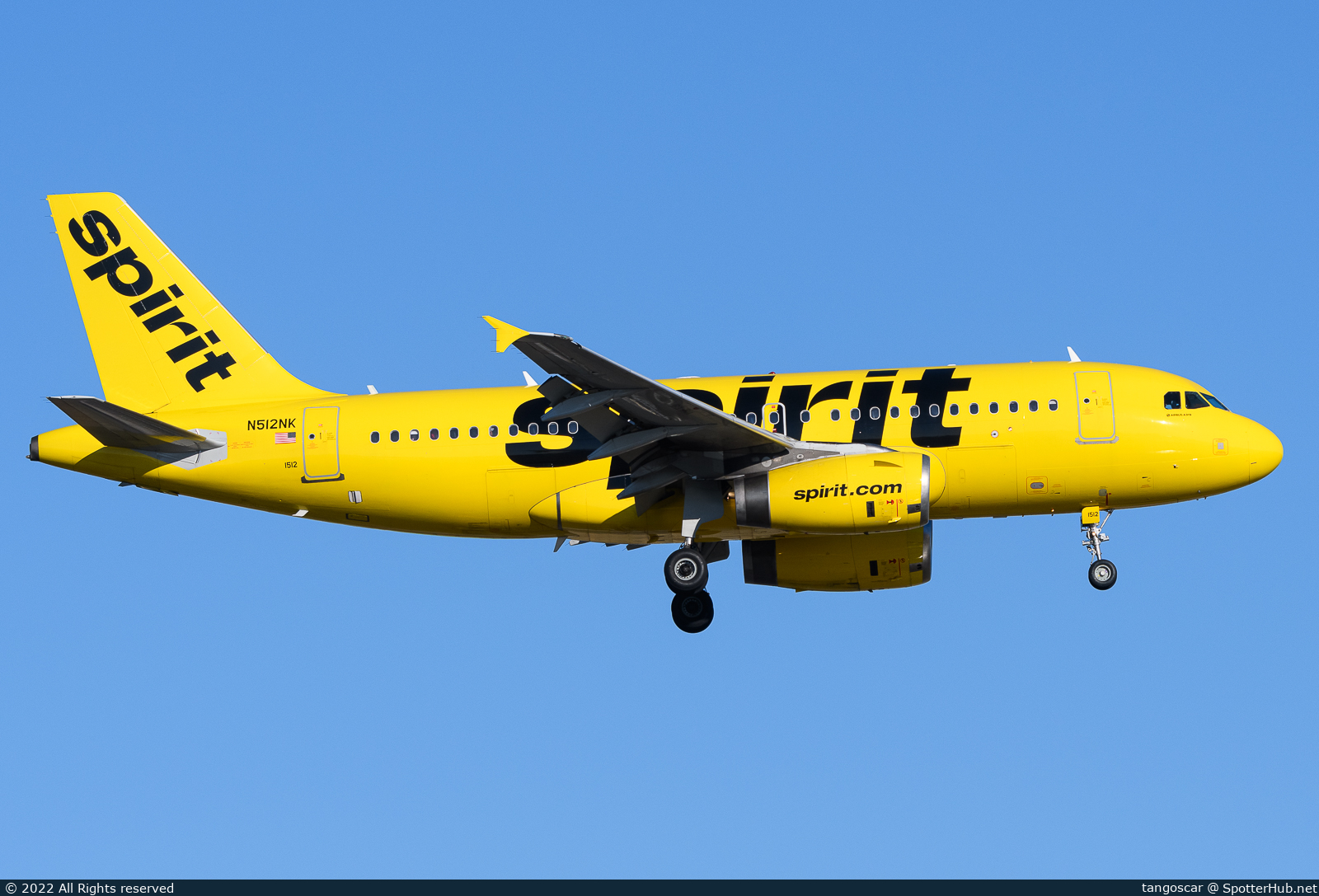 Photo of N512NK - Airbus A319-132 operated by Spirit Airlines