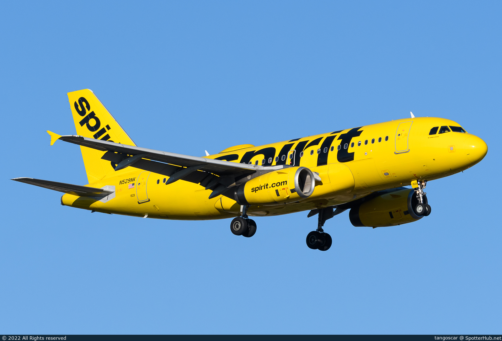 Photo of N529NK - Airbus A319-132 operated by Spirit Airlines