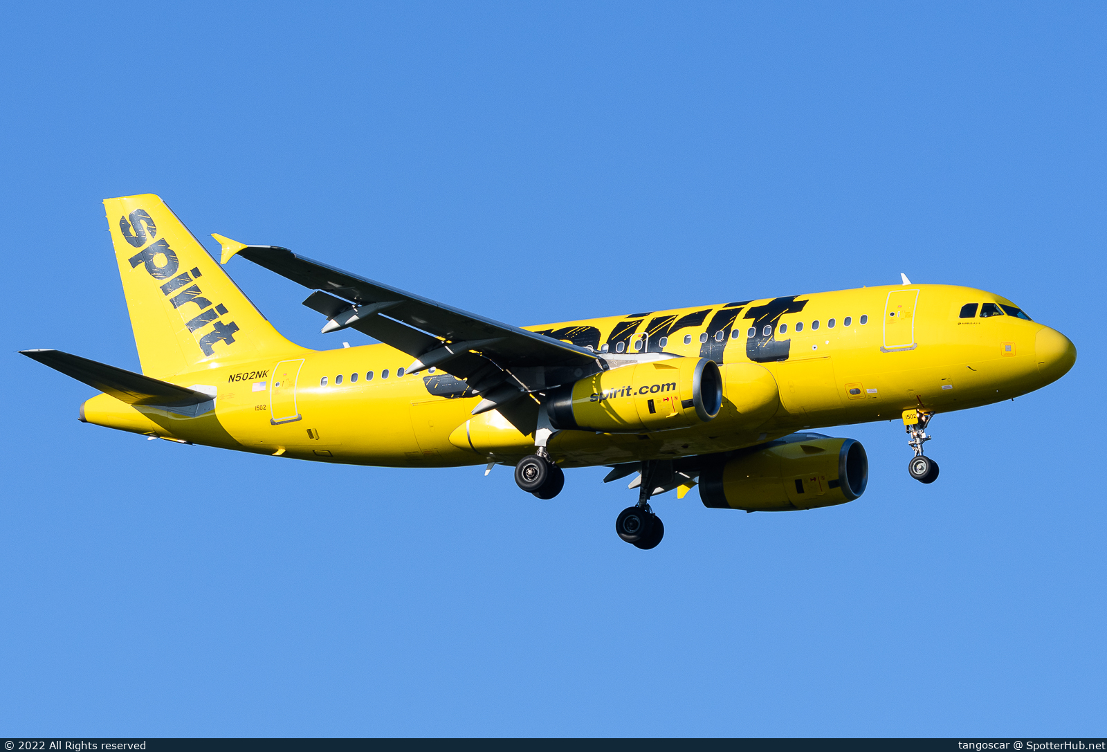 Photo of N502NK - Airbus A319-132 operated by Spirit Airlines