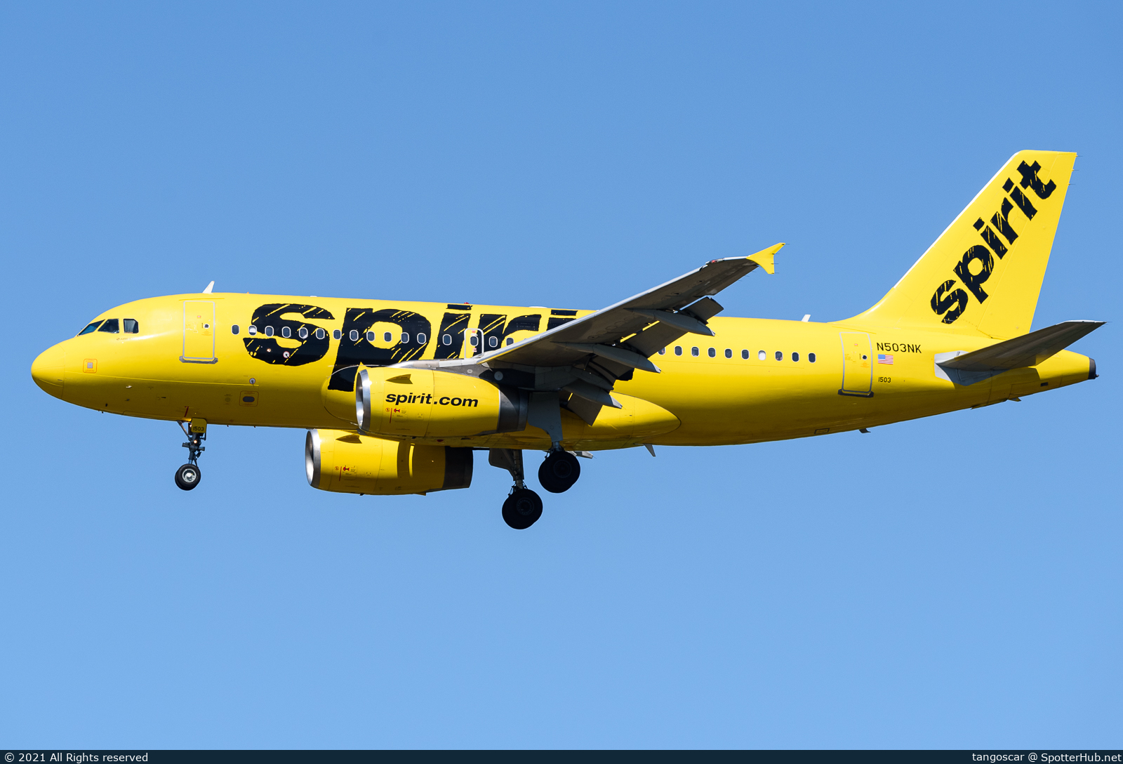 Photo of N503NK - Airbus A319-132 operated by Spirit Airlines