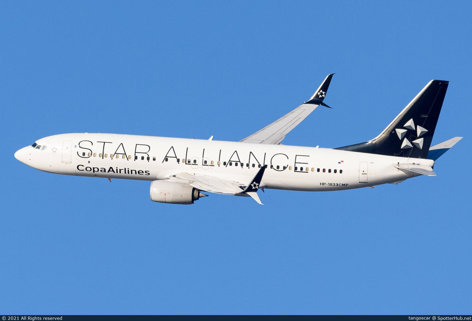 Photo of HP-1823CMP - Boeing 737-86N operated by Copa Airlines
