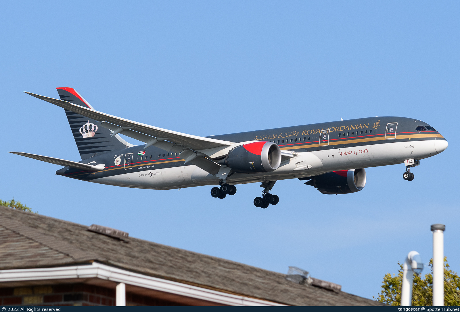 Photo of JY-BAG - Boeing 787-8 Dreamliner operated by Royal Jordanian Airlines