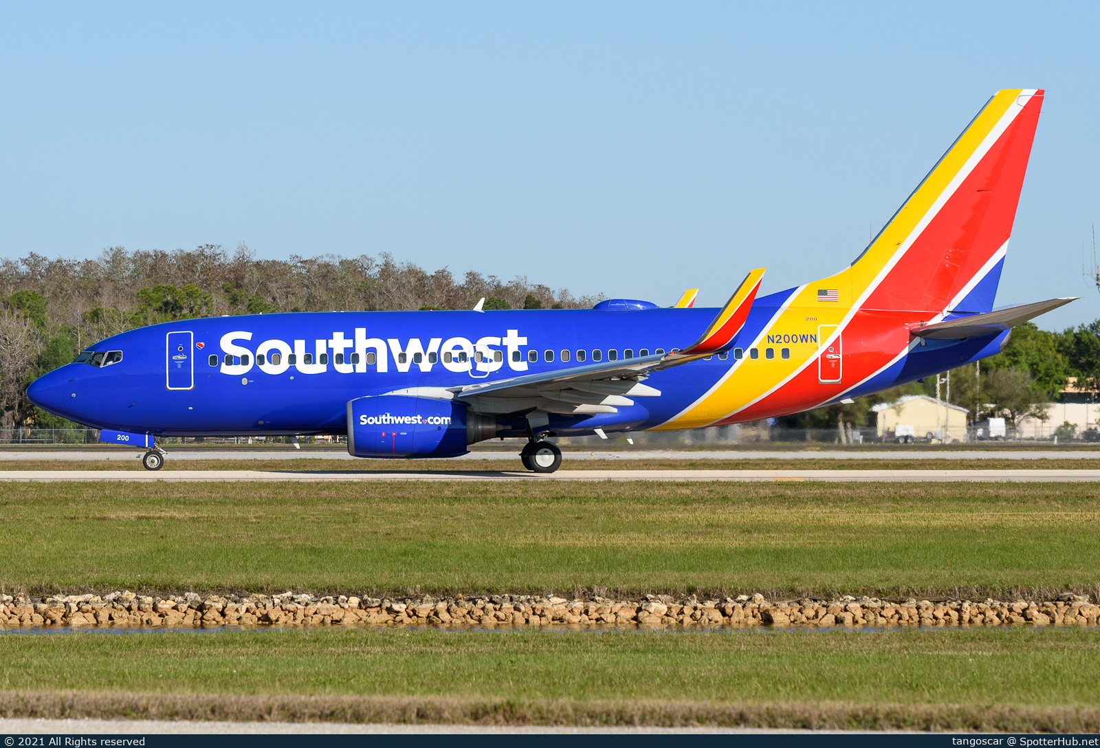 Photo of N200WN - Boeing 737-7H4 operated by Southwest Airlines