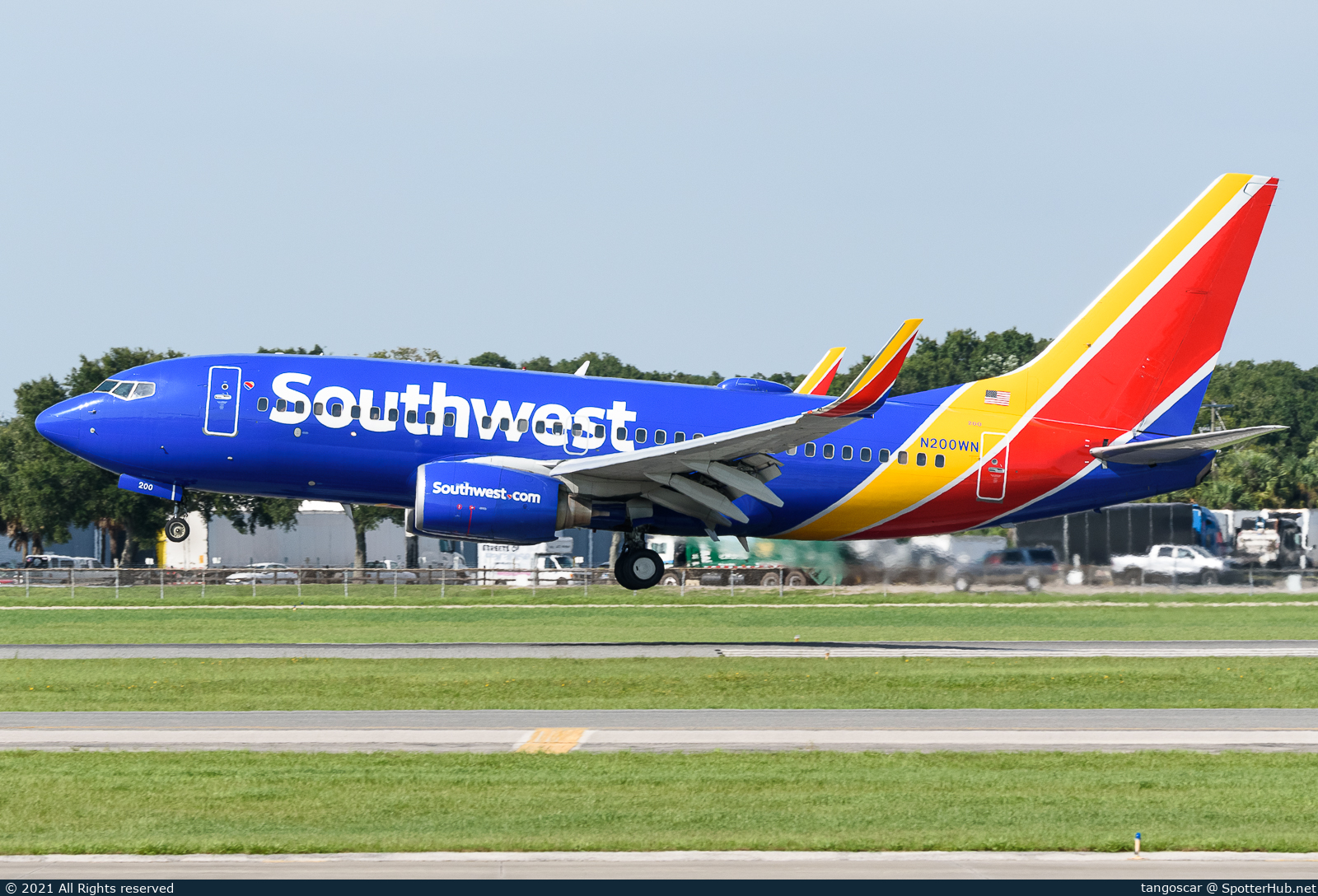 Photo of N200WN - Boeing 737-7H4 operated by Southwest Airlines