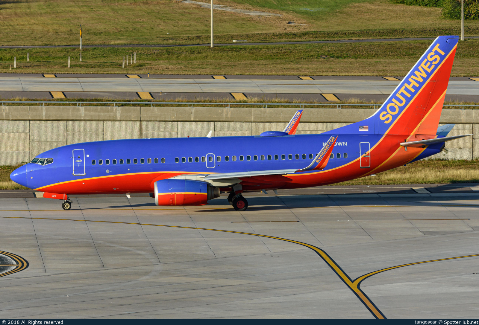 Photo of N229WN - Boeing 737-7H4 operated by Southwest Airlines