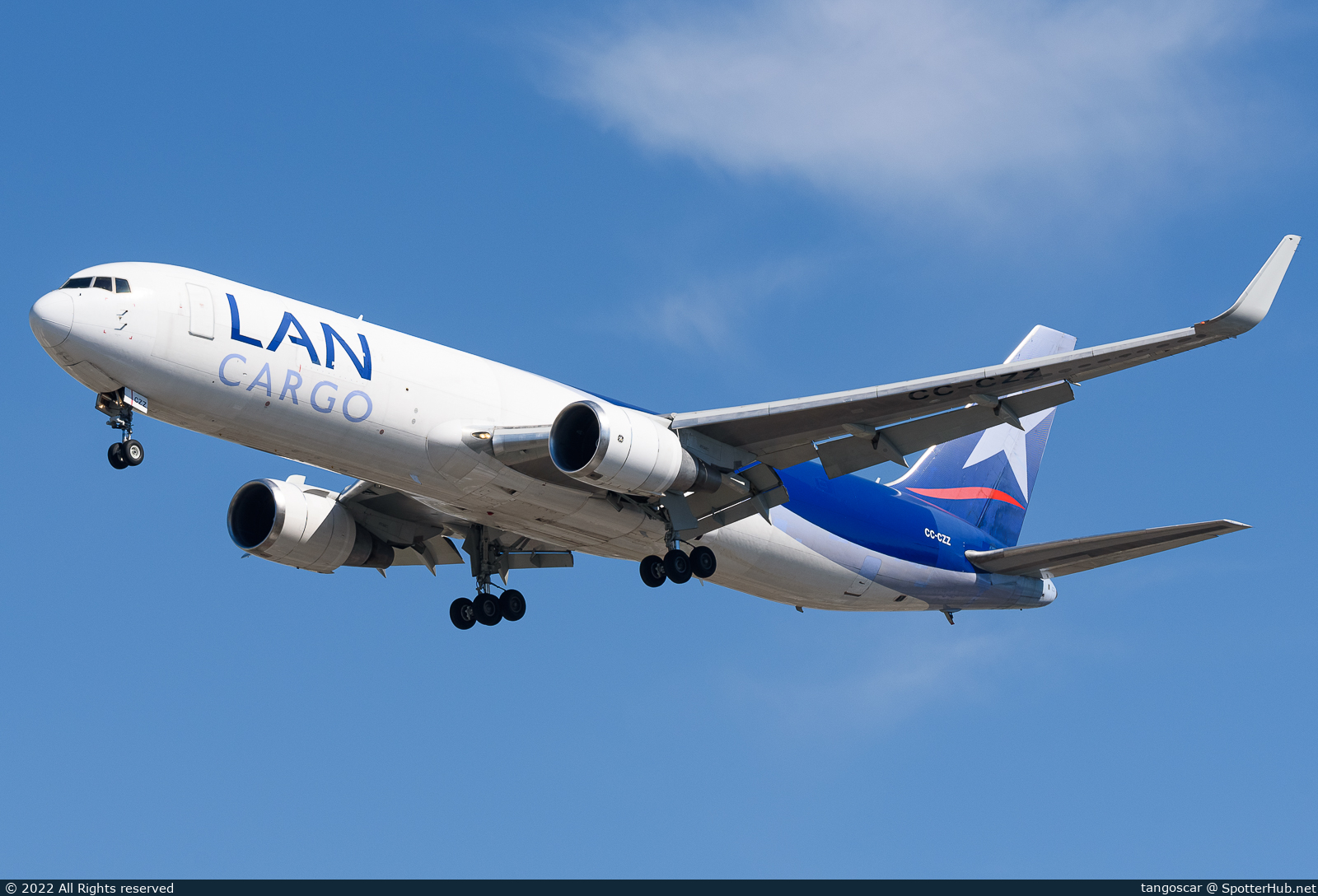 Photo of CC-CZZ - Boeing 767-316F operated by LAN Cargo