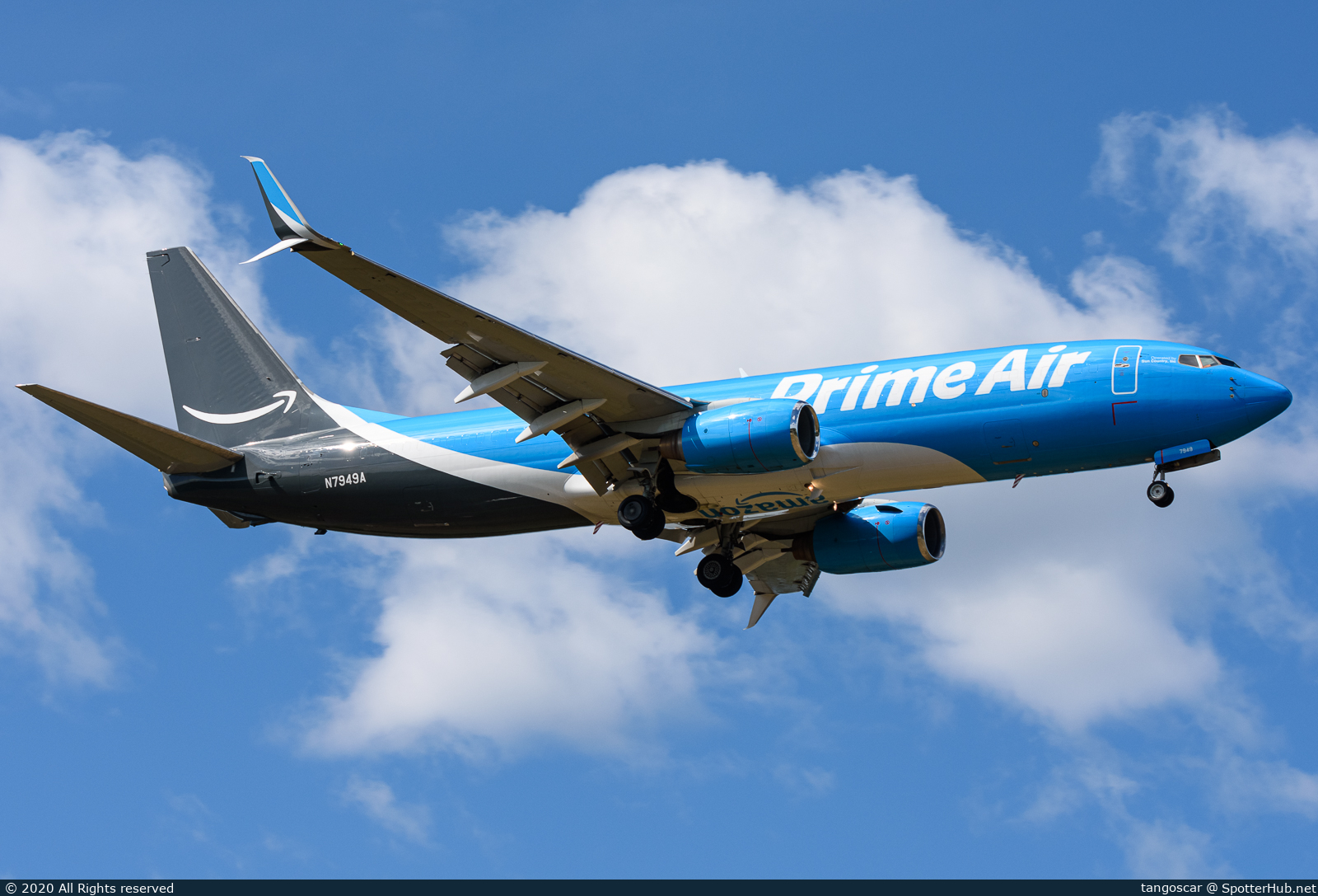 Photo of N7949A - Boeing 737-86N(BCF) operated by Amazon Prime Air (opb Sun Country Airlines)