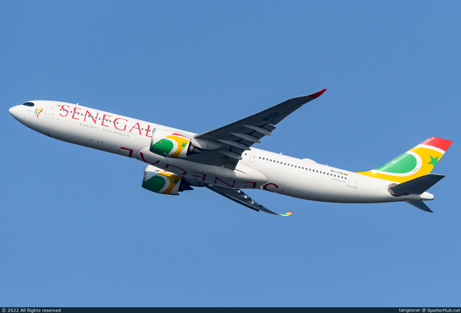 Photo of 9H-SZN - Airbus A330-941 operated by Air Senegal (opb Airhub Airlines)