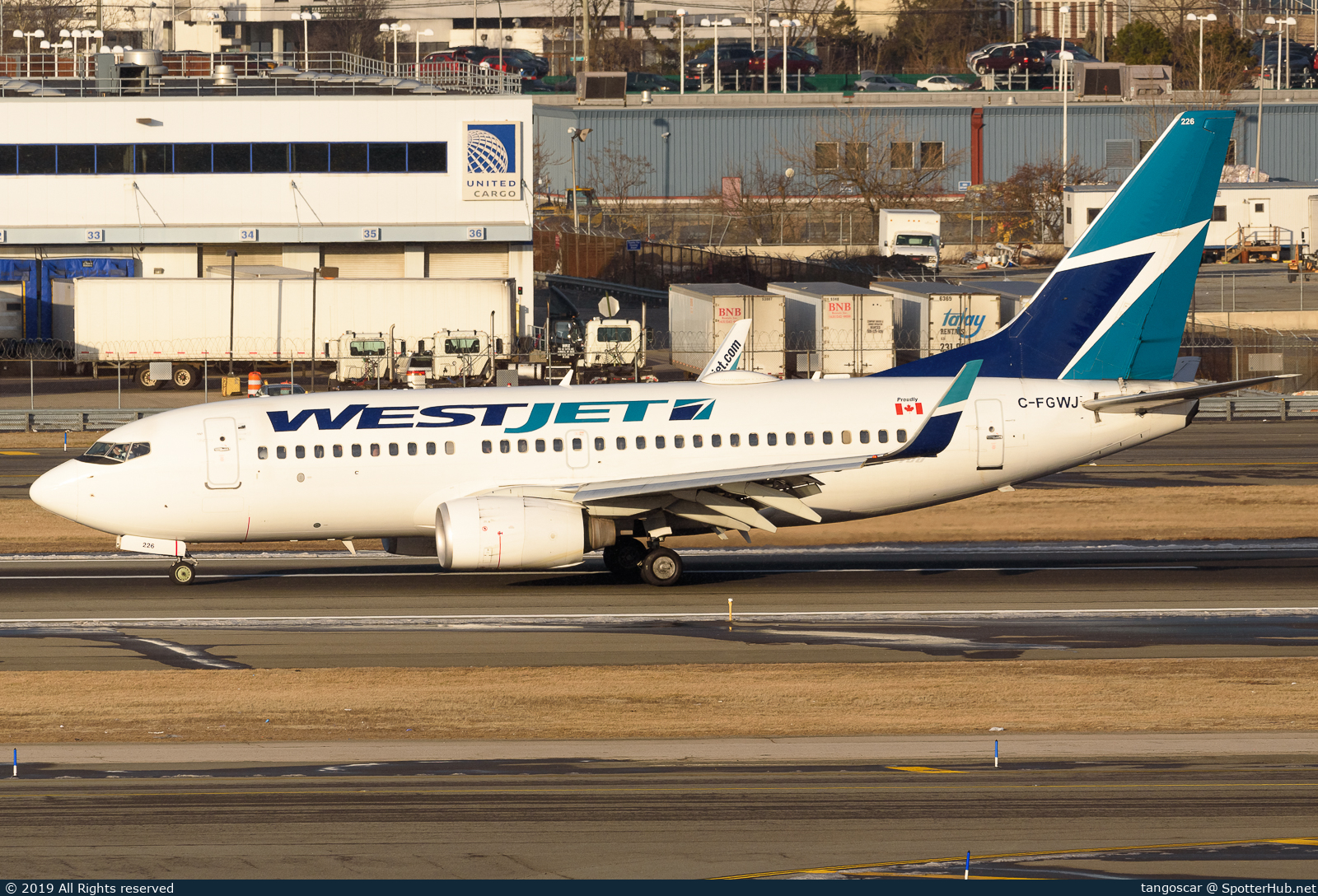 Photo of C-FGWJ - Boeing 737-7CT operated by WestJet Airlines