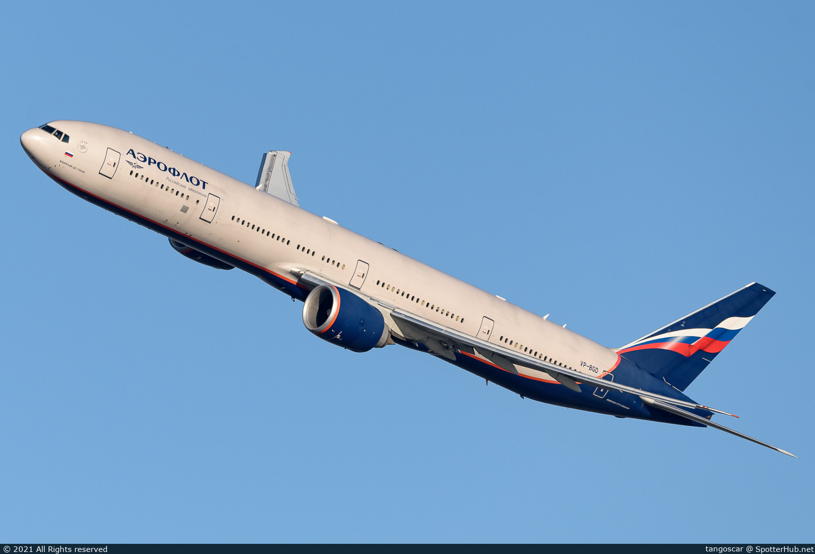 Photo of VP-BGD - Boeing 777-3M0(ER) operated by Aeroflot