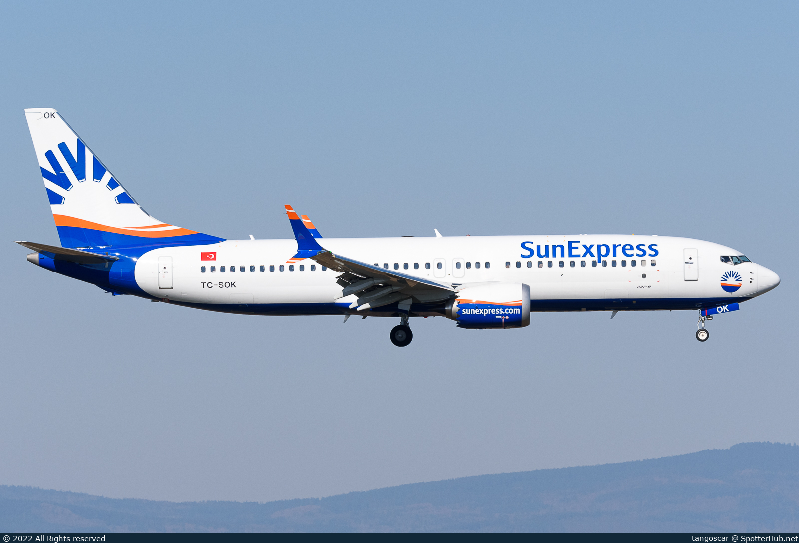 Photo of TC-SOK - Boeing 737 MAX 8 operated by SunExpress
