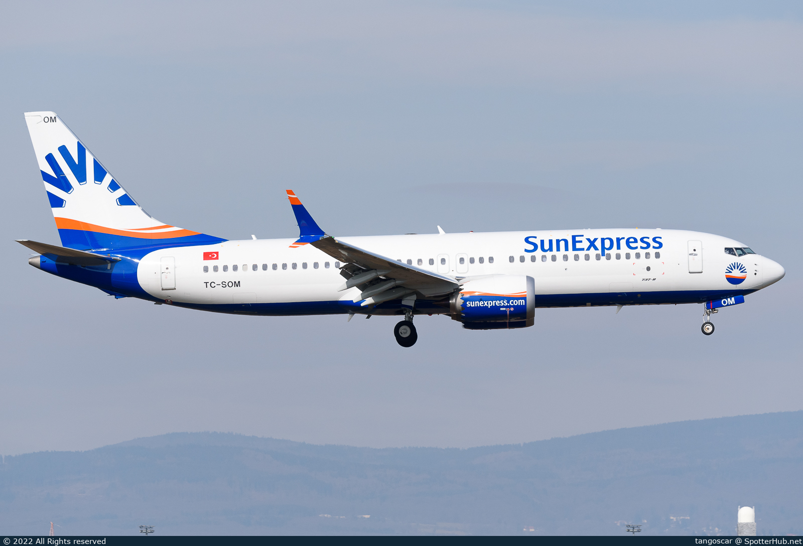 Photo of TC-SOM - Boeing 737 MAX 8 operated by SunExpress