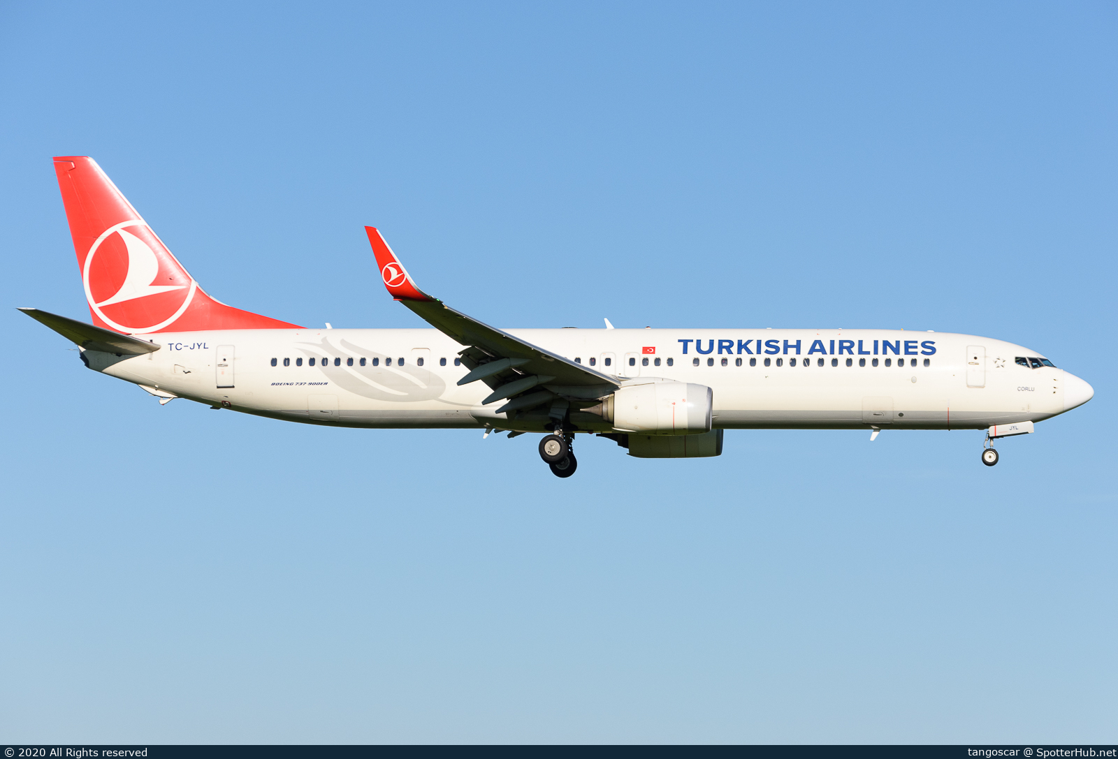 Photo of TC-JYL - Boeing 737-9F2(ER) operated by Turkish Airlines