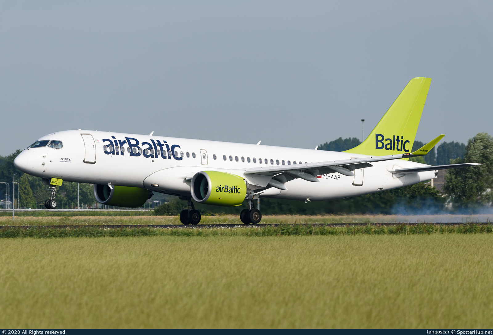 Photo of YL-AAP - Airbus A220-300 operated by airBaltic