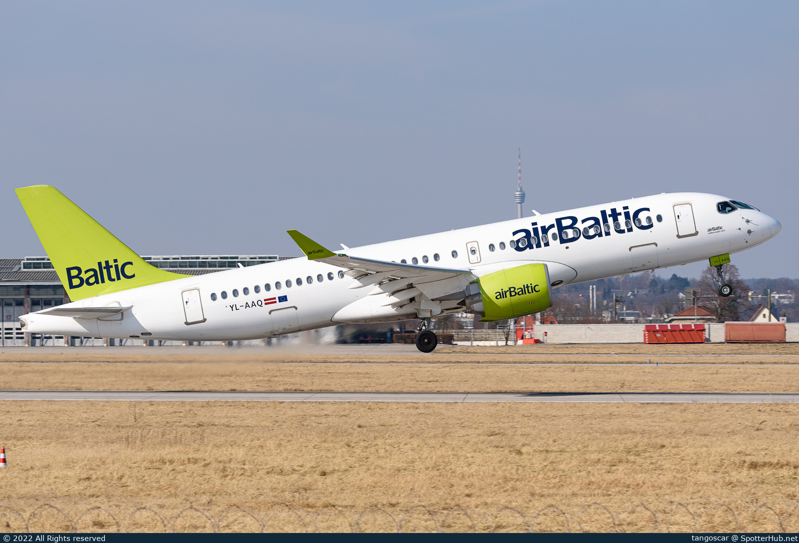 Photo of YL-AAQ - Airbus A220-300 operated by airBaltic