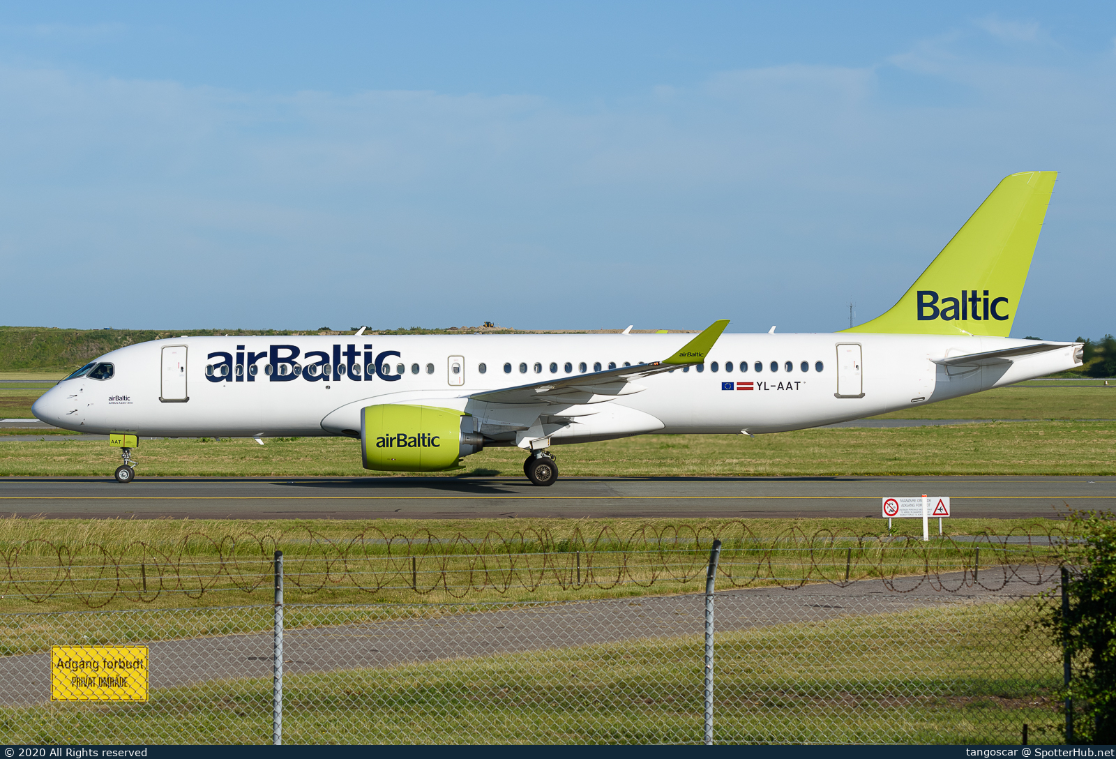 Photo of YL-AAT - Airbus A220-300 operated by airBaltic
