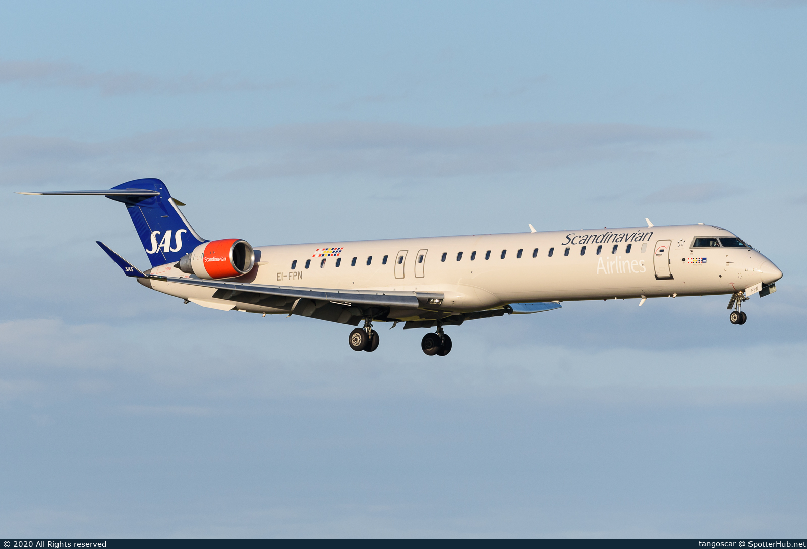 Photo of EI-FPN - Bombardier CRJ-900LR operated by SAS Scandinavian Airlines (opb CityJet)