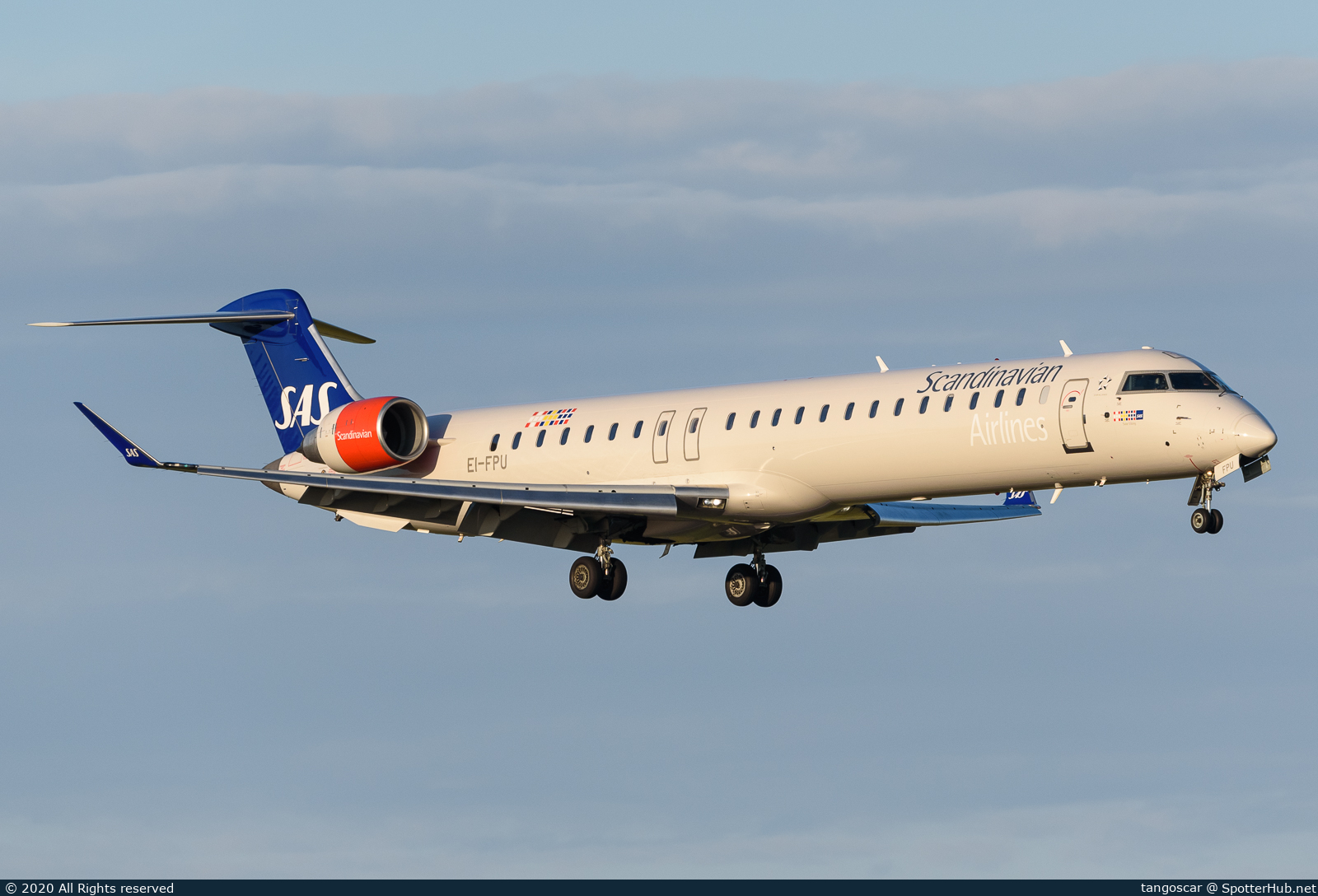 Photo of EI-FPU - Bombardier CRJ-900LR operated by SAS Scandinavian Airlines (opb CityJet)