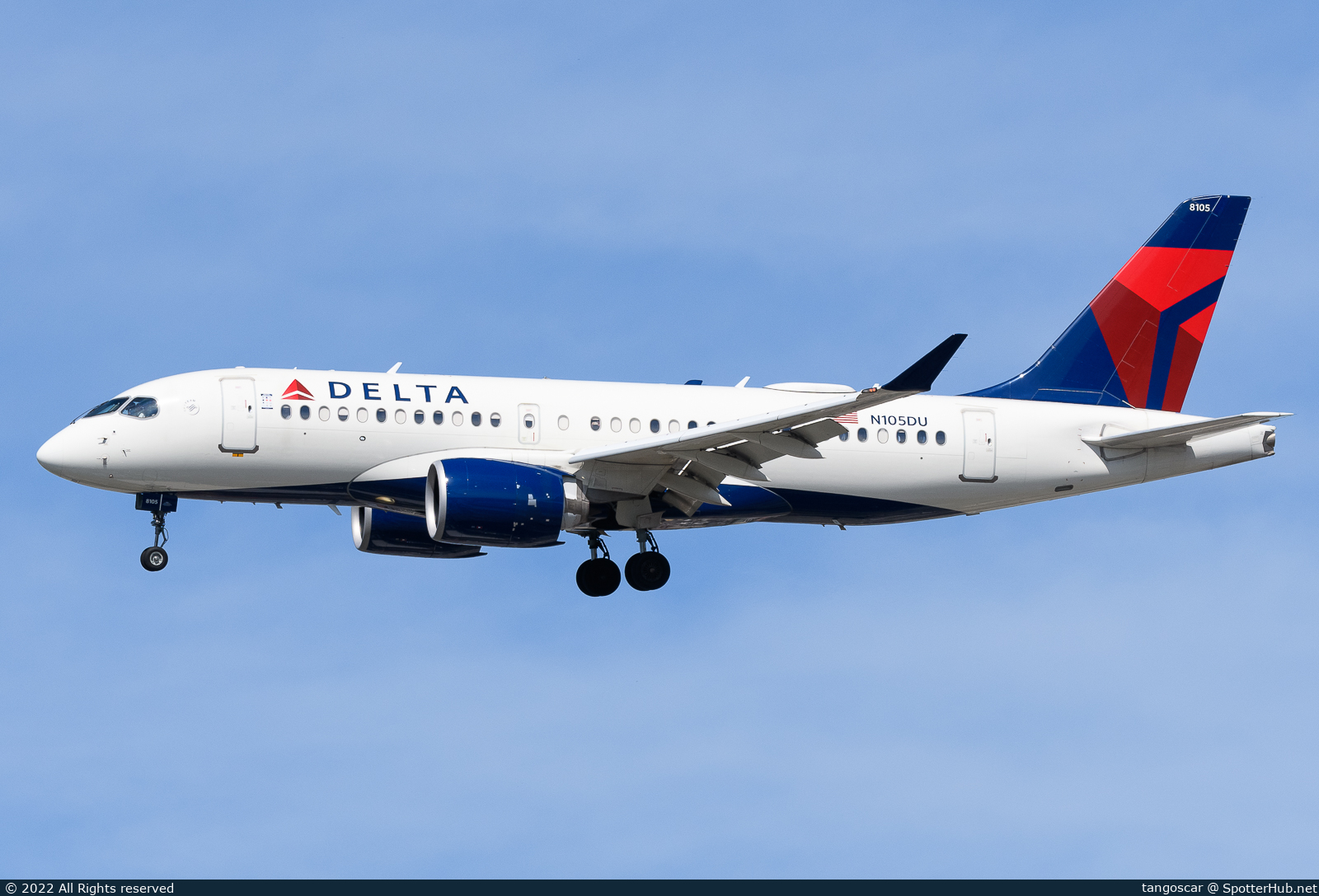 Photo of N105DU - Airbus A220-100 operated by Delta Air Lines
