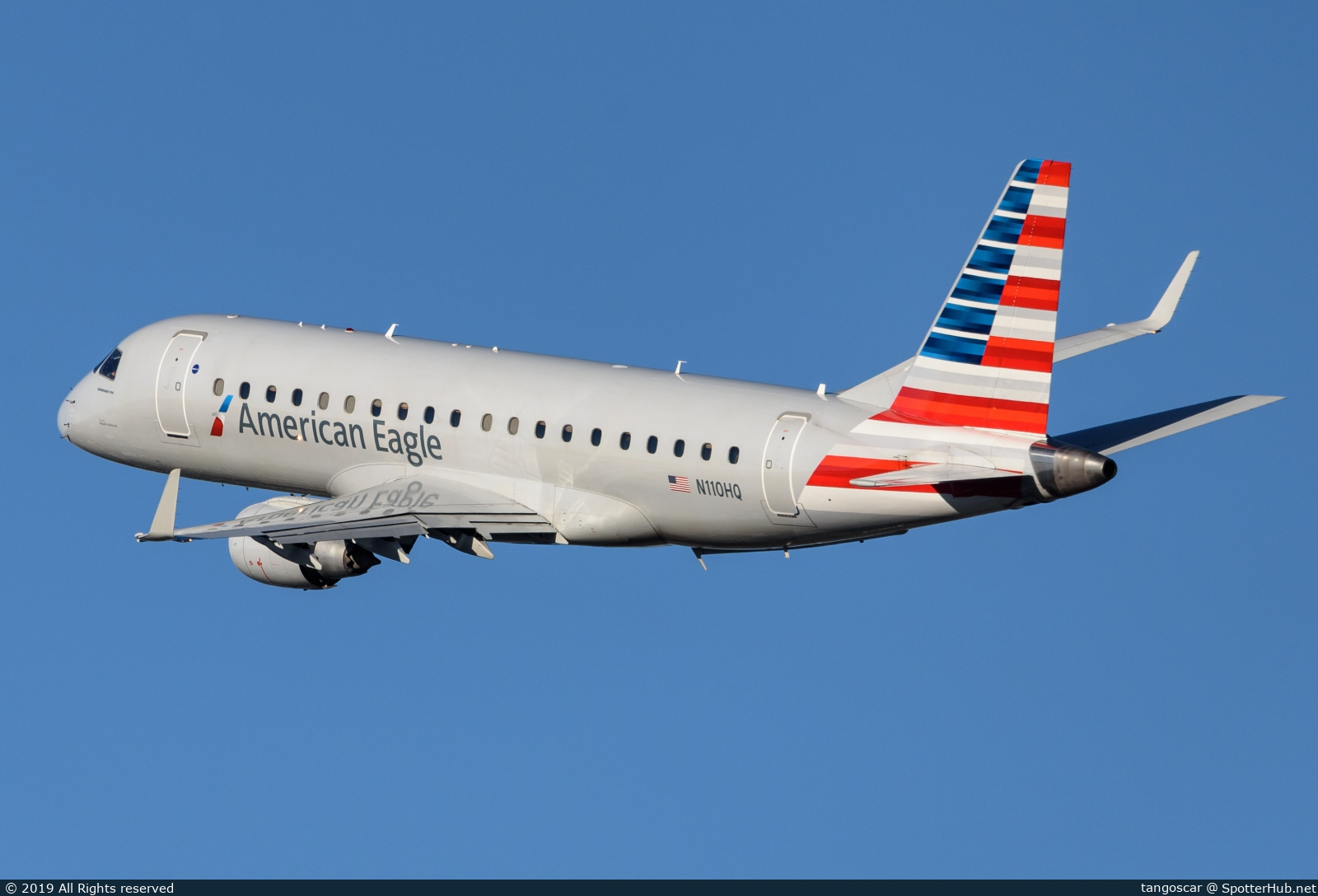 Photo of N110HQ - Embraer ERJ-175LR operated by American Eagle (opb Republic Airways)