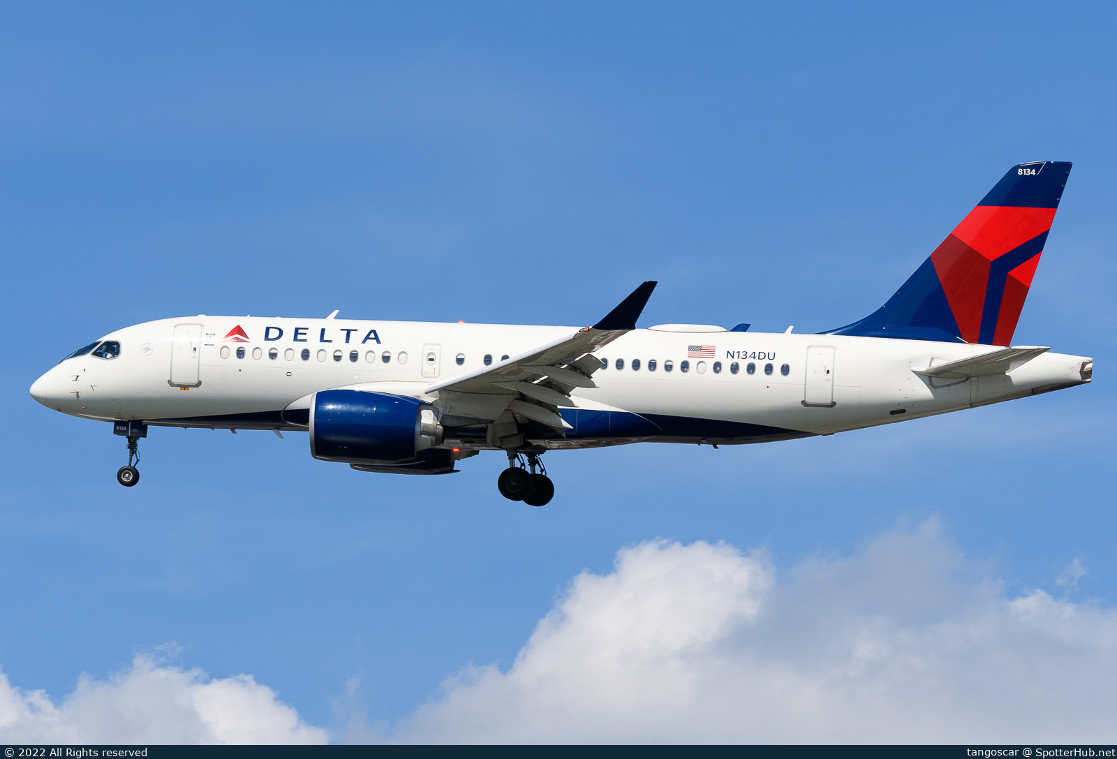 Photo of N134DU - Airbus A220-100 operated by Delta Air Lines