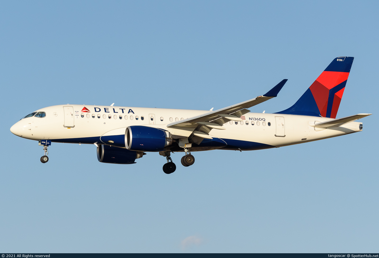 Photo of N136DQ - Airbus A220-100 operated by Delta Air Lines