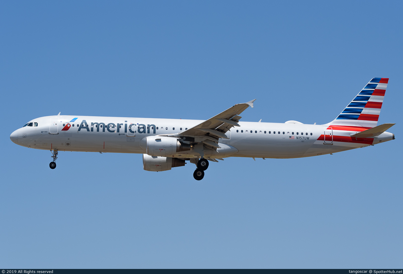 Photo of N157UW - Airbus A321-211 operated by American Airlines