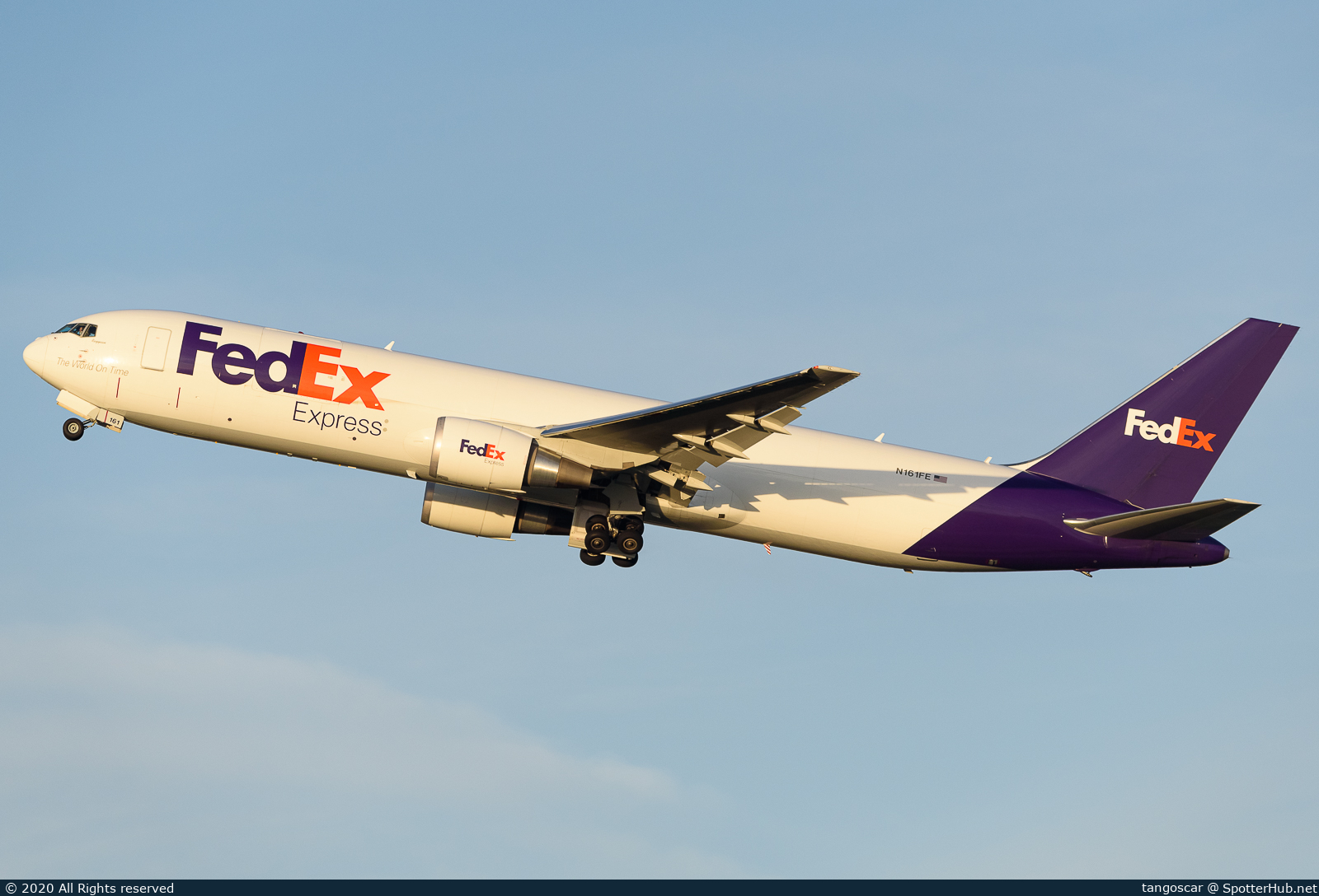 Photo of N161FE - Boeing 767-3S2F operated by FedEx