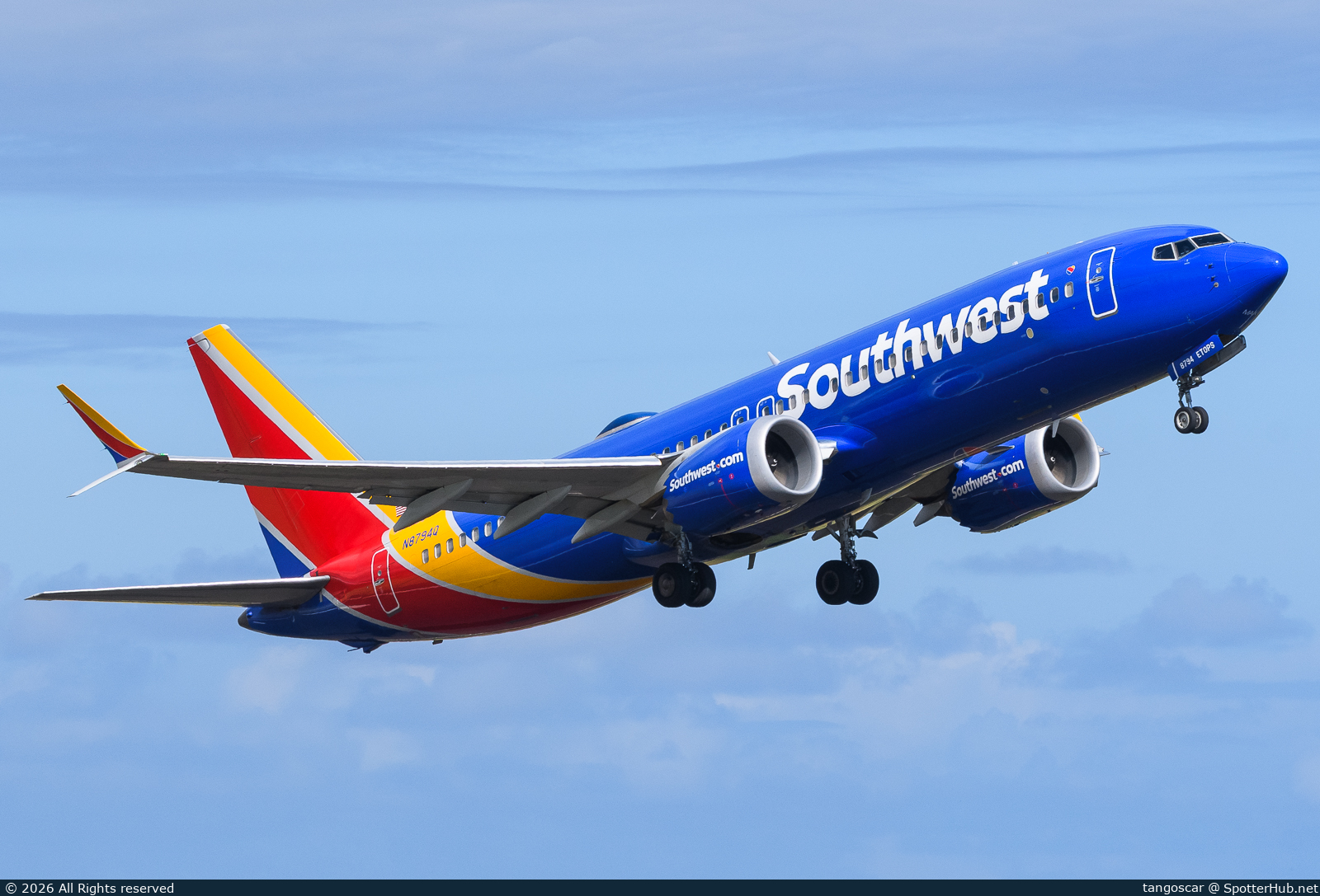 Photo of N8794Q - Boeing 737 MAX 8 operated by Southwest Airlines