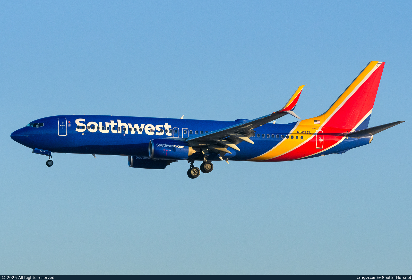 Photo of N8677A - Boeing 737-8H4 operated by Southwest Airlines
