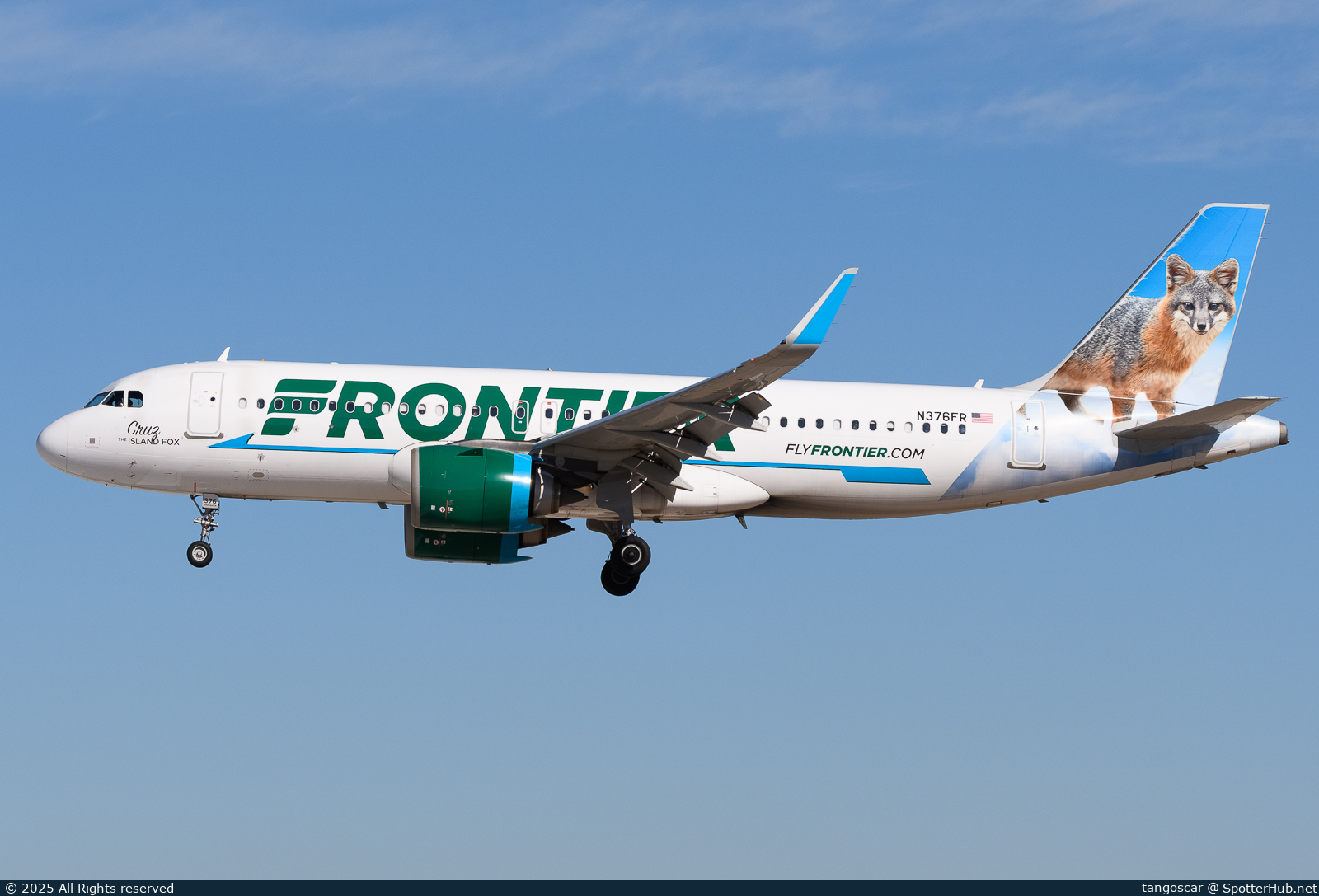Photo of N376FR - Airbus A320-251N operated by Frontier Airlines
